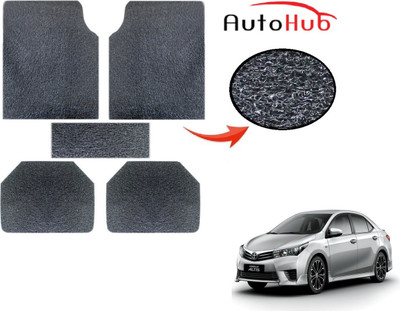 Auto Hub PVC (Polyvinyl Chloride) Standard Mat For  Toyota Corolla Altis(Grey)