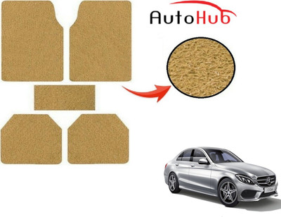 Auto Hub PVC (Polyvinyl Chloride) Standard Mat For  Mercedes Benz C-Class(Beige)