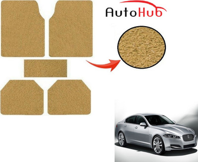 Auto Hub PVC (Polyvinyl Chloride) Standard Mat For  Jaguar XFS(Beige)