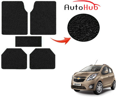 Auto Hub PVC (Polyvinyl Chloride) Standard Mat For  Chevrolet Beat(Black)