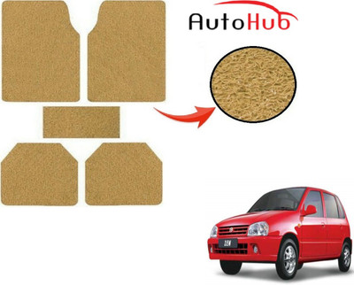 Auto Hub PVC (Polyvinyl Chloride) Standard Mat For  Maruti Suzuki Zen(Beige)