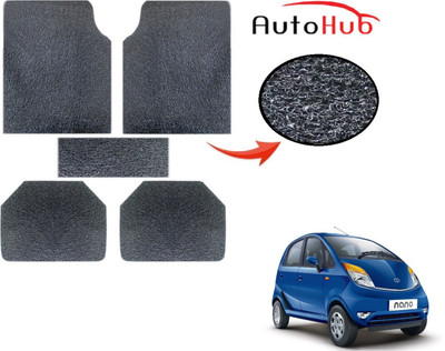 Auto Hub PVC (Polyvinyl Chloride) Standard Mat For  Tata Nano(Grey)