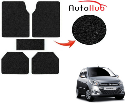 Auto Hub PVC (Polyvinyl Chloride) Standard Mat For  Hyundai i10(Black)