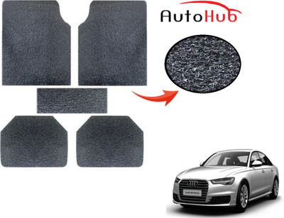 Auto Hub PVC (Polyvinyl Chloride) Standard Mat For  Audi A6(Grey)