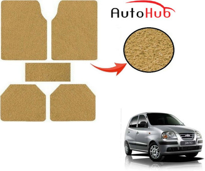 Auto Hub PVC (Polyvinyl Chloride) Standard Mat For  Hyundai Santro(Beige)
