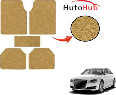 Auto Hub PVC (Polyvinyl Chloride) Standard Mat For  Audi A8(Beige)