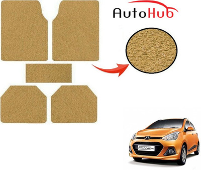 Auto Hub PVC (Polyvinyl Chloride) Standard Mat For  Hyundai Grand i10(Beige)