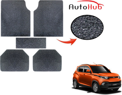 Auto Hub PVC (Polyvinyl Chloride) Standard Mat For  Mahindra KUV 100(Grey)