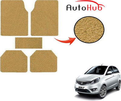 Auto Hub PVC (Polyvinyl Chloride) Standard Mat For  Tata Bolt(Beige)
