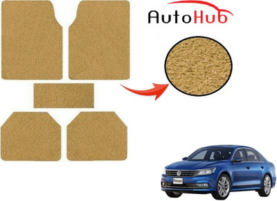 Auto Hub PVC (Polyvinyl Chloride) Standard Mat For  Volkswagen Passat(Beige)