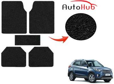 Auto Hub PVC (Polyvinyl Chloride) Standard Mat For  Hyundai Creta(Black)