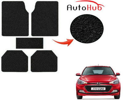 Auto Hub PVC (Polyvinyl Chloride) Standard Mat For  Hyundai Elite i20(Black)