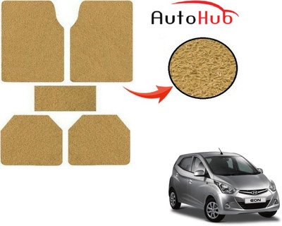 Auto Hub PVC (Polyvinyl Chloride) Standard Mat For  Hyundai Eon(Beige)