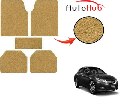 Auto Hub PVC (Polyvinyl Chloride) Standard Mat For  Honda Accord(Beige)