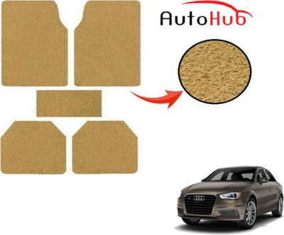 Auto Hub PVC (Polyvinyl Chloride) Standard Mat For  Audi A3(Beige)