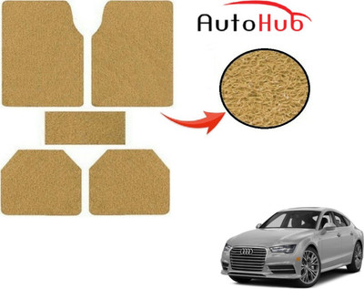 Auto Hub PVC (Polyvinyl Chloride) Standard Mat For  Audi A7(Beige)