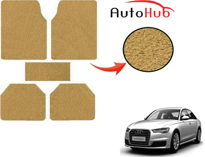 Auto Hub PVC (Polyvinyl Chloride) Standard Mat For  Audi A6(Beige)