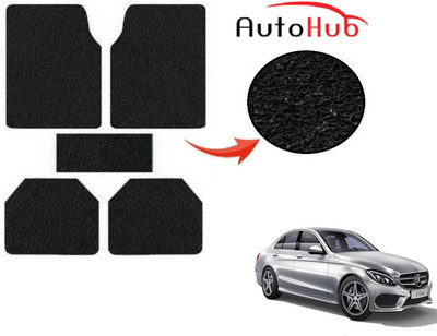 Auto Hub PVC (Polyvinyl Chloride) Standard Mat For  Mercedes Benz C-Class(Black)