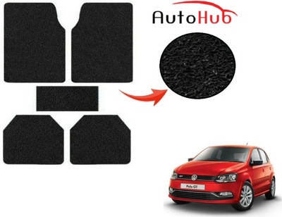 Auto Hub PVC (Polyvinyl Chloride) Standard Mat For  Volkswagen Polo GT(Black)