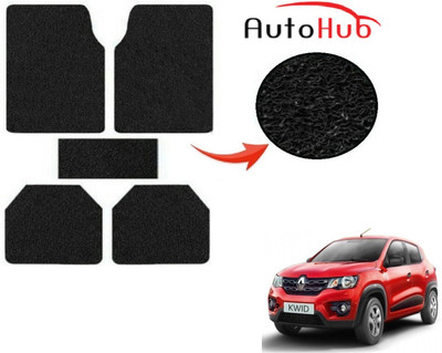 Auto Hub PVC (Polyvinyl Chloride) Standard Mat For  Renault Kwid(Black)