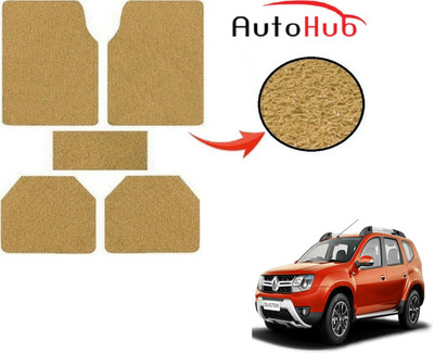 Auto Hub PVC (Polyvinyl Chloride) Standard Mat For  Renault Duster(Beige)