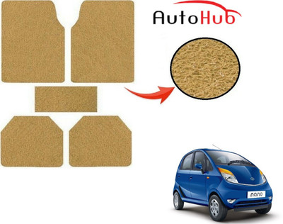 Auto Hub PVC (Polyvinyl Chloride) Standard Mat For  Tata Nano(Beige)