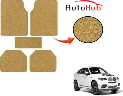 Auto Hub PVC (Polyvinyl Chloride) Standard Mat For  BMW X6(Beige)