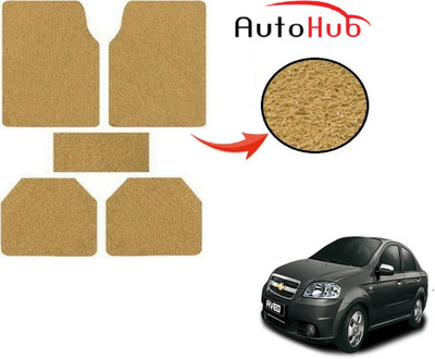 Auto Hub PVC (Polyvinyl Chloride) Standard Mat For  Chevrolet Aveo(Beige)