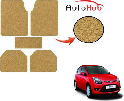 Auto Hub PVC (Polyvinyl Chloride) Standard Mat For  Ford Figo(Beige)