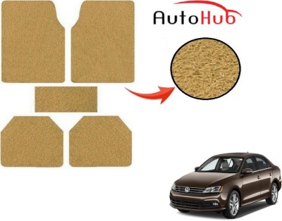 Auto Hub PVC (Polyvinyl Chloride) Standard Mat For  Volkswagen Jetta(Beige)