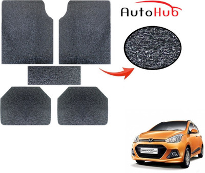 Auto Hub PVC (Polyvinyl Chloride) Standard Mat For  Hyundai Grand i10(Grey)