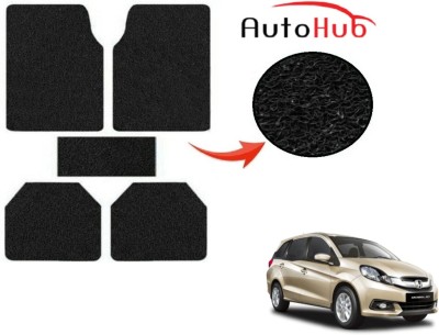 Auto Hub PVC (Polyvinyl Chloride) Standard Mat For  Honda Mobilio(Black)