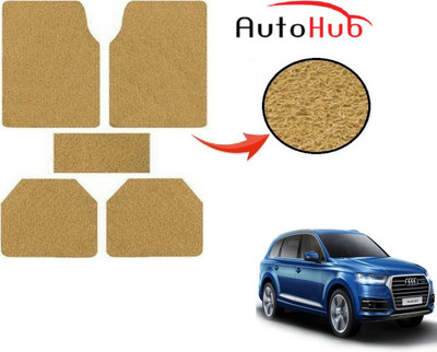 Auto Hub PVC (Polyvinyl Chloride) Standard Mat For  Audi Q7(Beige)
