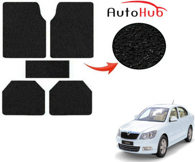 Auto Hub PVC (Polyvinyl Chloride) Standard Mat For  Skoda Laura(Black)