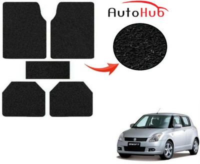 Auto Hub PVC (Polyvinyl Chloride) Standard Mat For  Maruti Suzuki Swift(Black)
