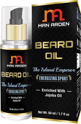 

Man Arden Beard Oil - The Island Emperor (Energizing Sport) - With Jojoba Oil Hair Oil(50 ml)