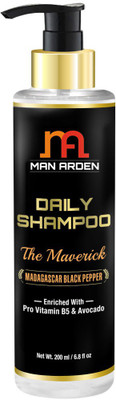 

Man Arden Daily Hair Shampoo - The Maverick - With Pro Vitamin B5 & Avocado(200 ml)