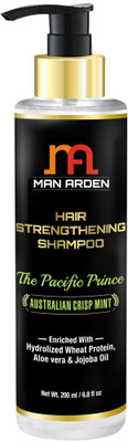 

Man Arden Hair Strengthening Shampoo - The Pacific Prince - With Hydrolized Wheat Protein, Aloe vera & Jojoba Oil(200 ml)