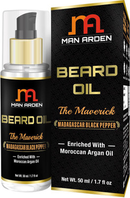 

Man Arden Beard Oil - Maverick - With Moroccan Argan Oil Hair Oil(50 ml)