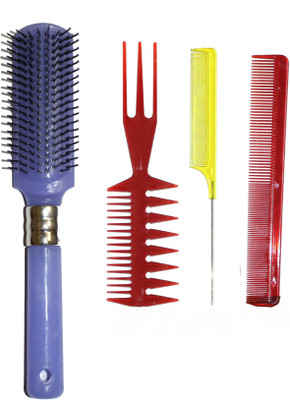 

Aazi Pack Of 4 Multi Color Comb(Set of 4)