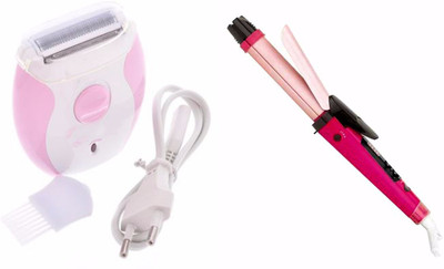 

Kemtech 2001 and 1818 Personal Care Appliance Combo(Hair Straightener, Hair Curler)