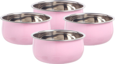

birdy Induction Bottom Cookware Set(Stainless Steel, 4 - Piece), Pink