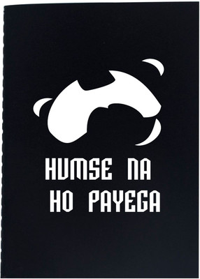 

The Crazy Me A5 Diary(Hamse Na Ho Payega, Black)