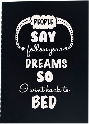 The Crazy Me A6 Diary(Follow Your Dream, Black)