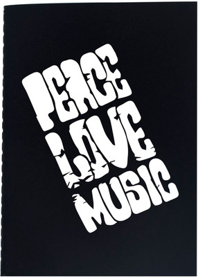 

The Crazy Me A5 Diary(Peace Love Music, Black)