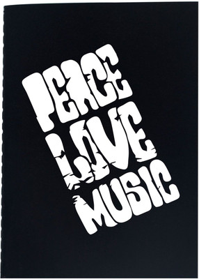 

The Crazy Me A6 Diary(Peace Love Music, Black)