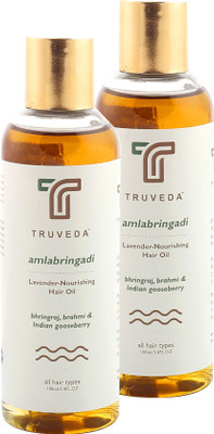 

Truveda Ayurvedic Hair Oil (Lavender) - Amlabringadi - Pack of 2 - 200ml Hair Oil(200 ml)