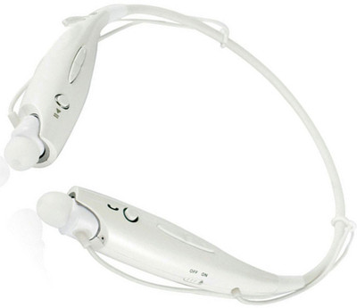 

B.S. Enterprise LJITONE-HBS730 Headphone(White, In the Ear)