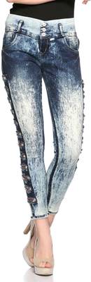 Fasnoya Skinny Women's Green Jeans
