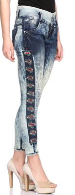 Fasnoya Skinny Women's Green Jeans